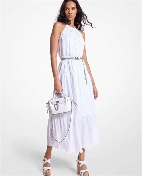 vestido blanco michael kors